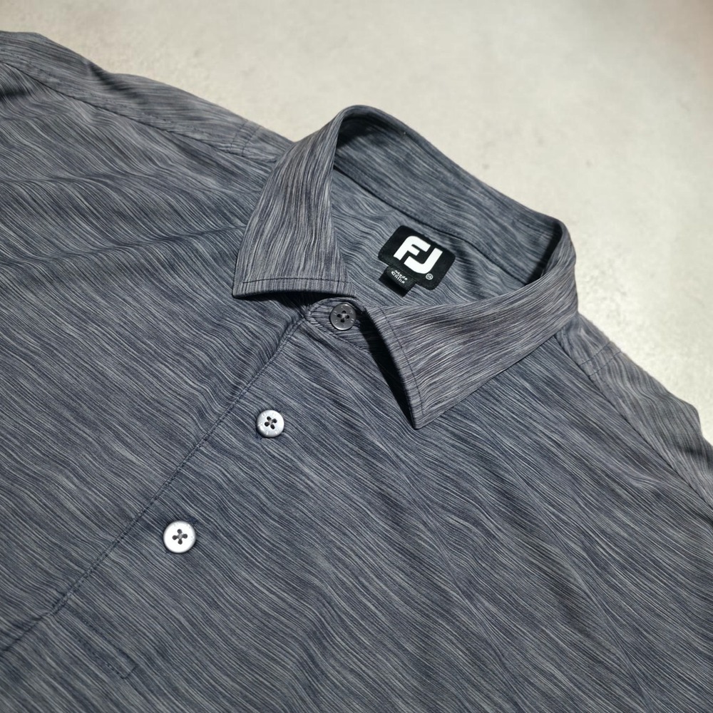 FootJoy Dark Gray Men's‎ Golf Polo Size 2XL Embroidered RB Logo